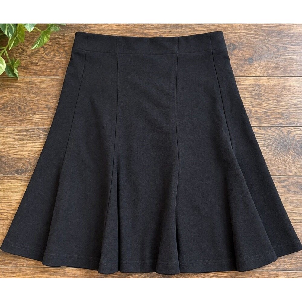 Textile Elizabeth and James Black Fit and Flare Skirt M